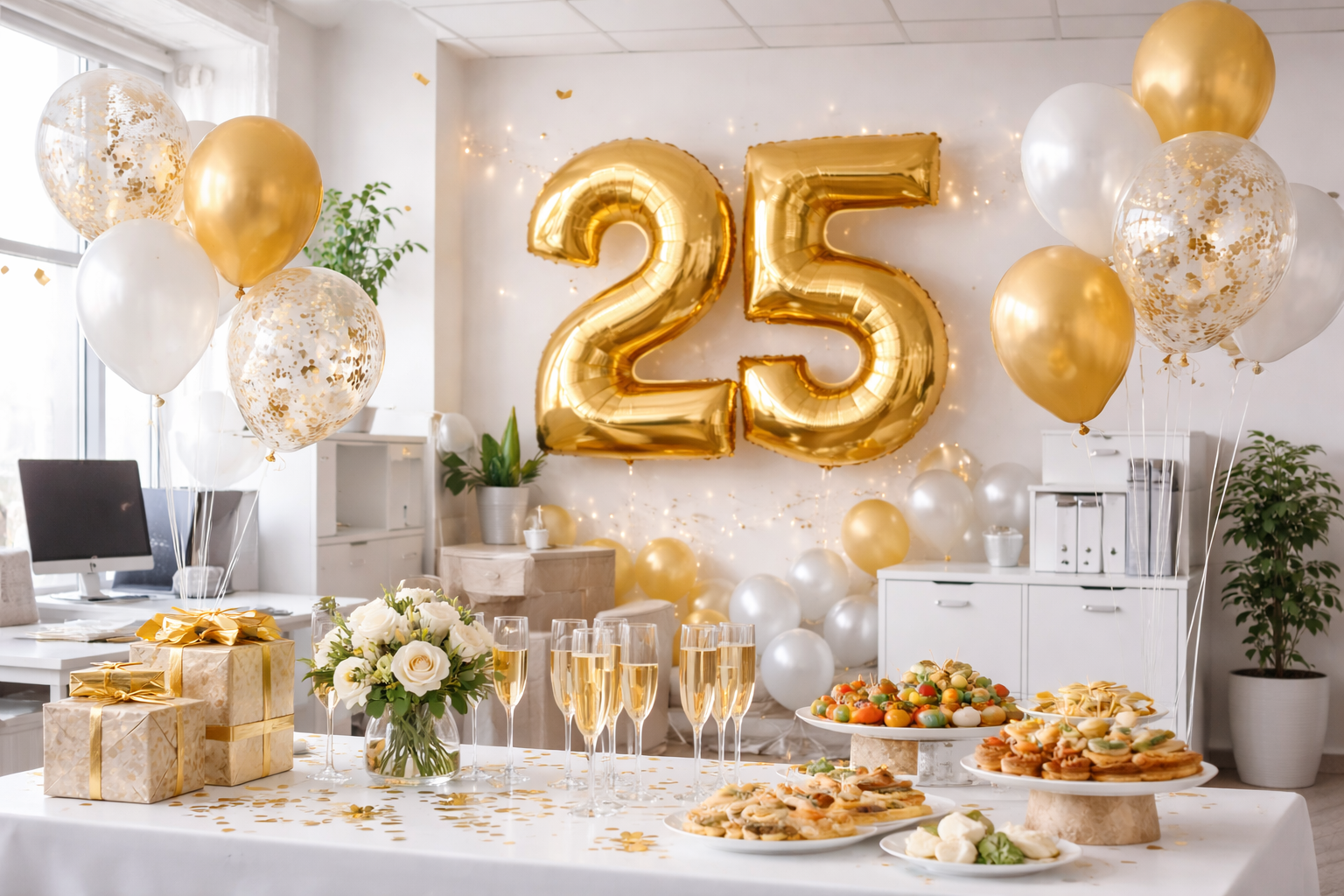 25 Jahre Jubiläumsfeier im Büro